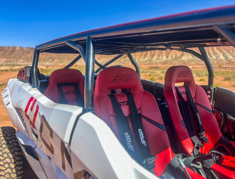 Kawasaki Teryx KRX4 Seat Mounts - Rear - PRP Seats - EZ remove design - `20-`27